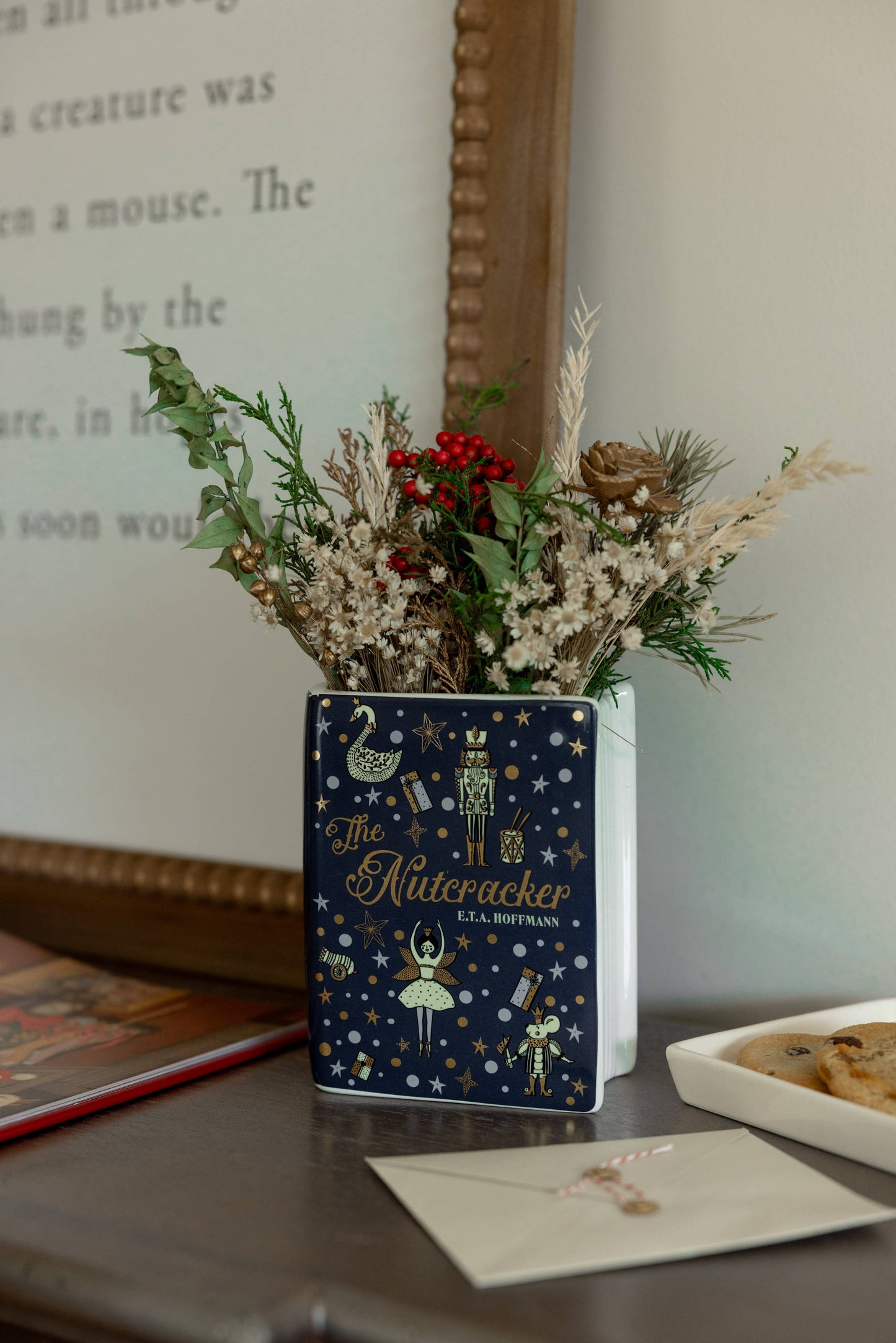Small Holiday Book Vase, The Nutcracker