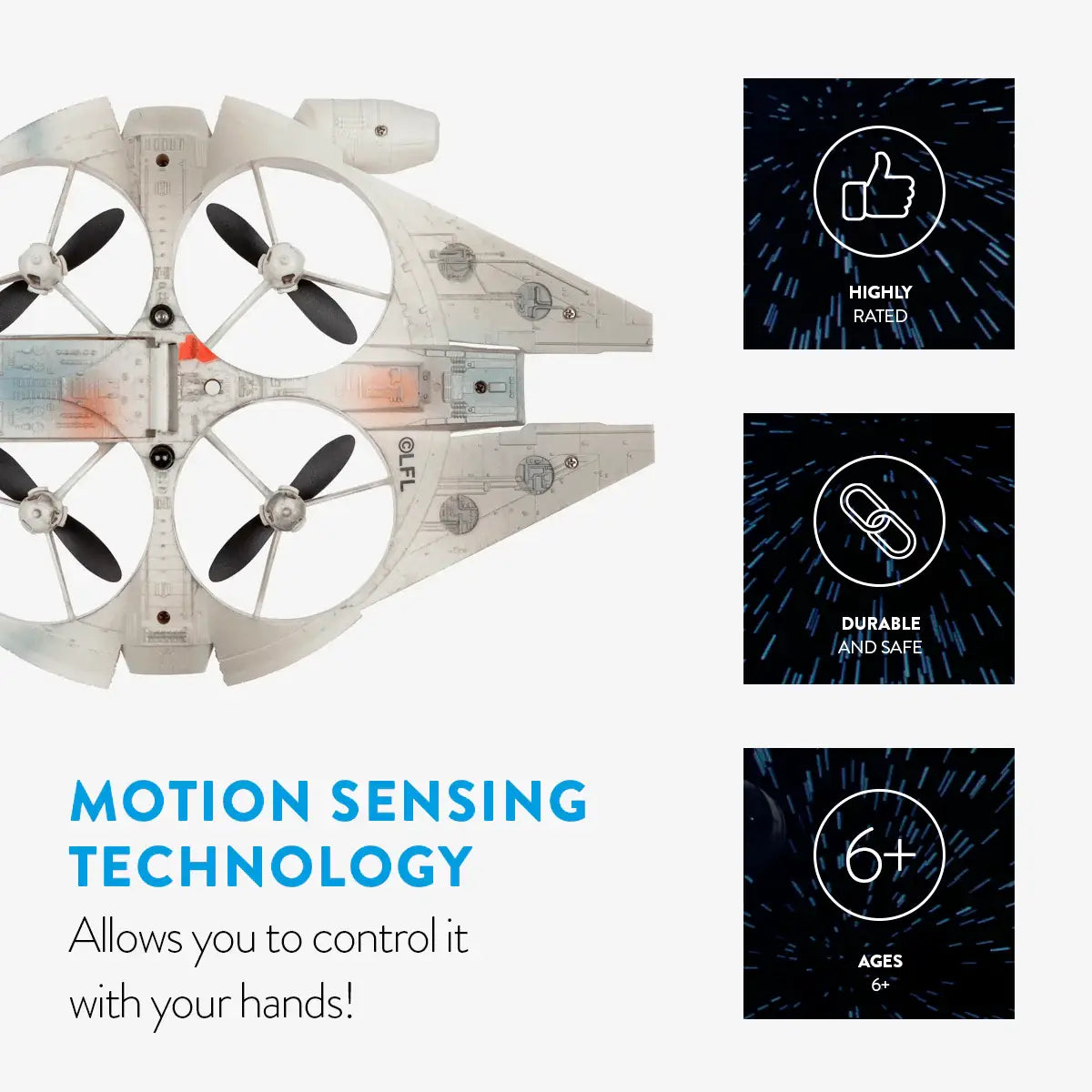 Star Wars Millennium Falcon Motion Sensing Drone