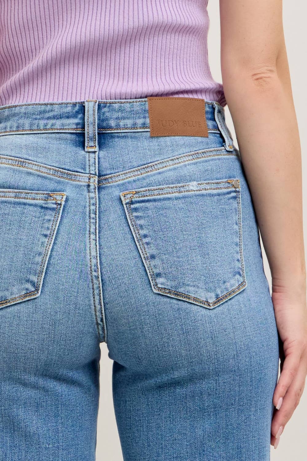 Judy Blue High Waisted Trouser Straight Fit
