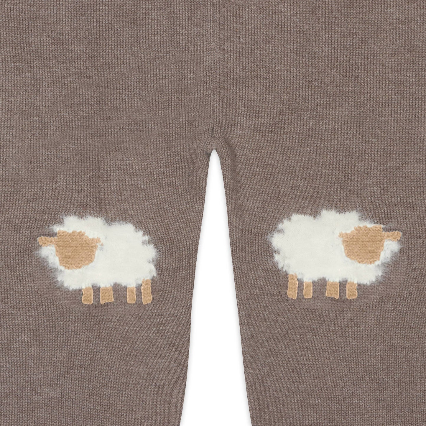 Sheep Jacquard Knit Baby Pullover & Pant SET Organic Cotton