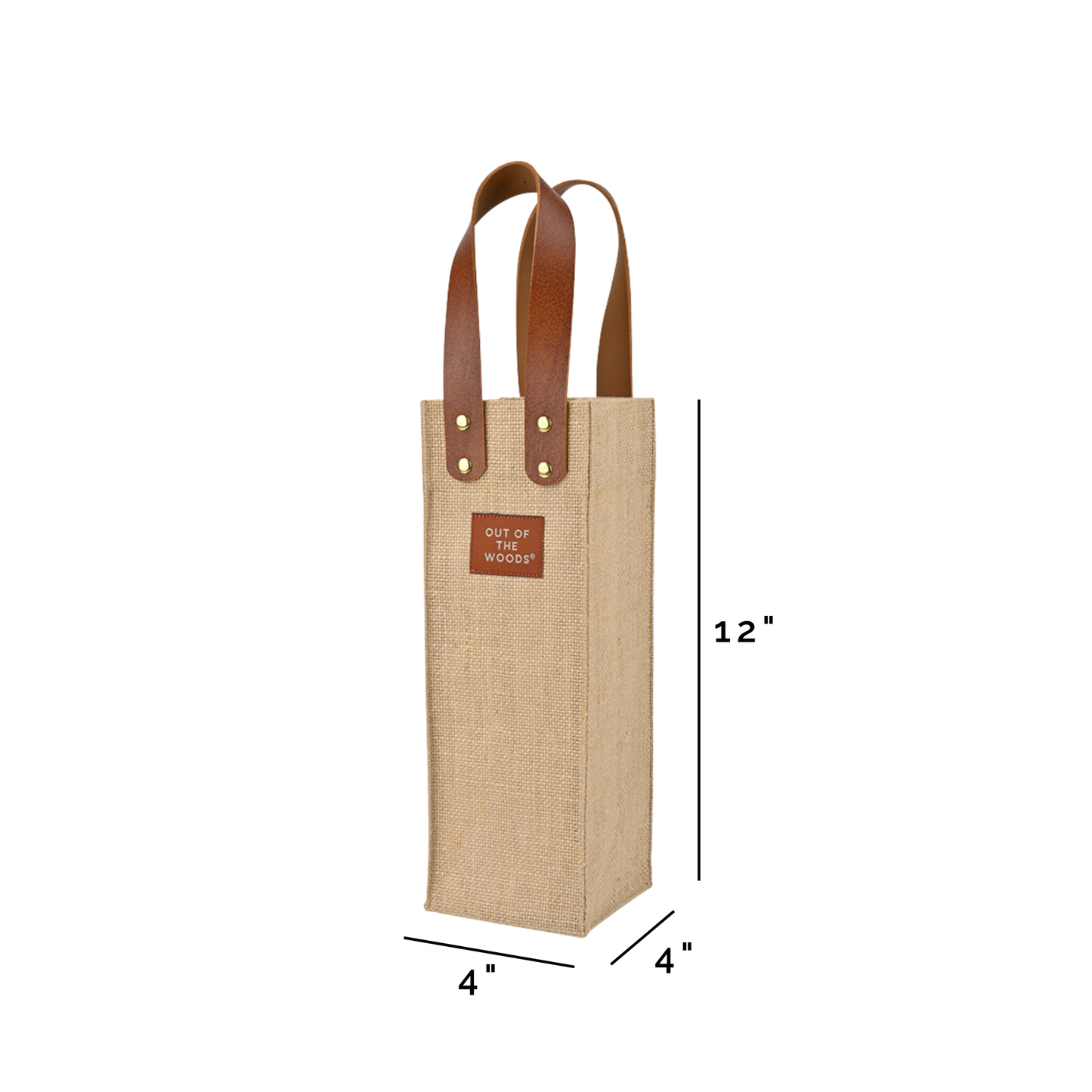 Jute Wine Tote, Single Bottle Wine Holder - SMALL CASE PACKS