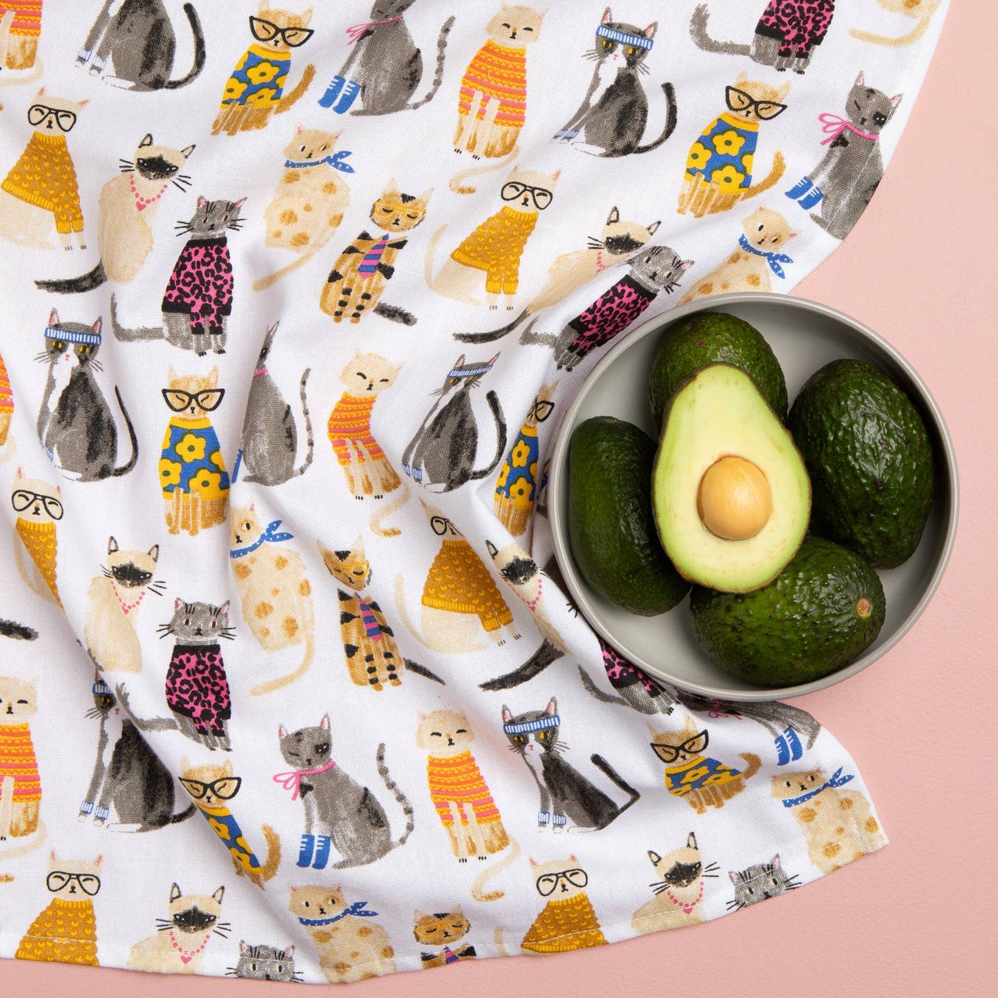 Feline Fine Dishtowel