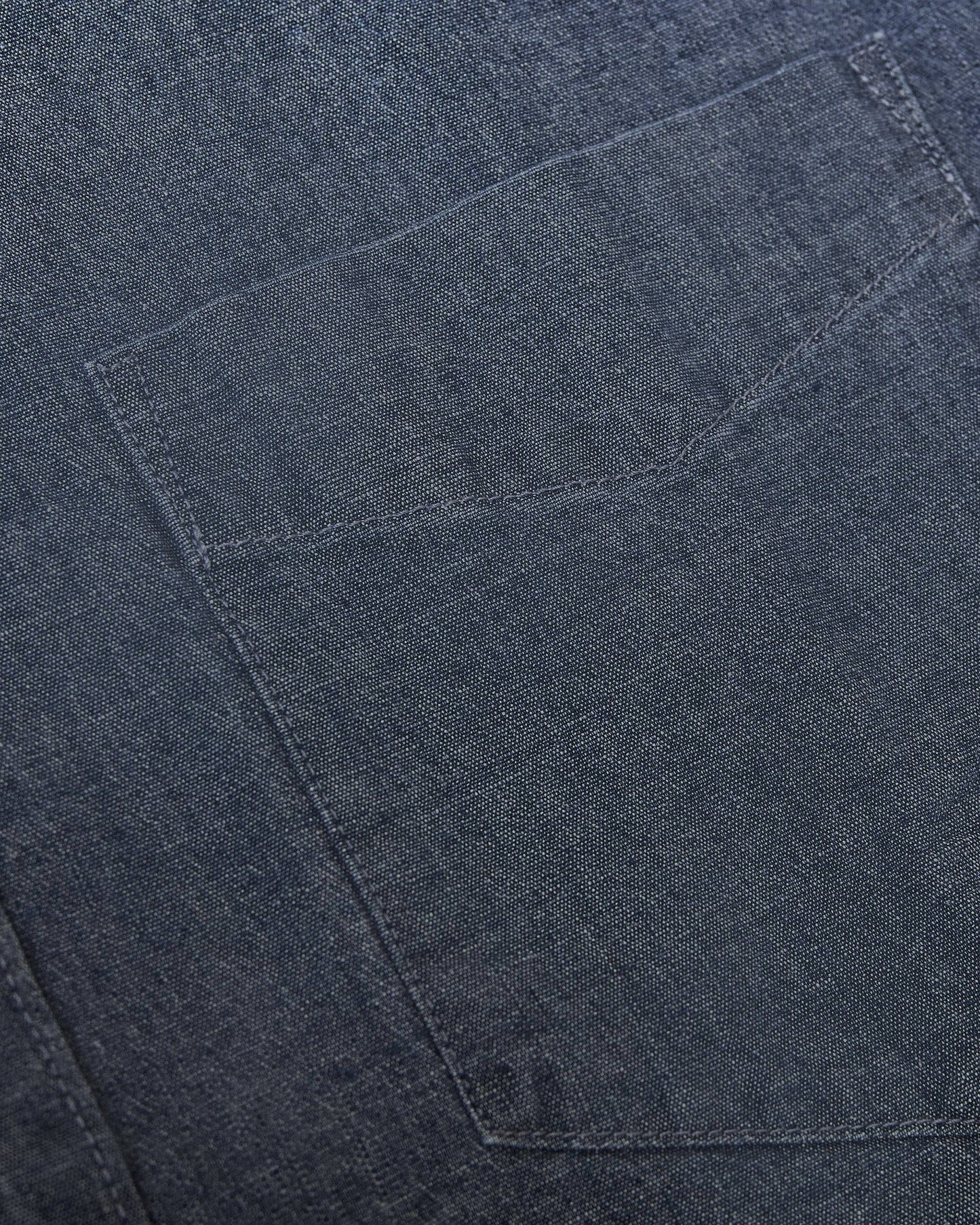 Men's Medium Indigo Wash Long Sleeve Chambray Shirt
