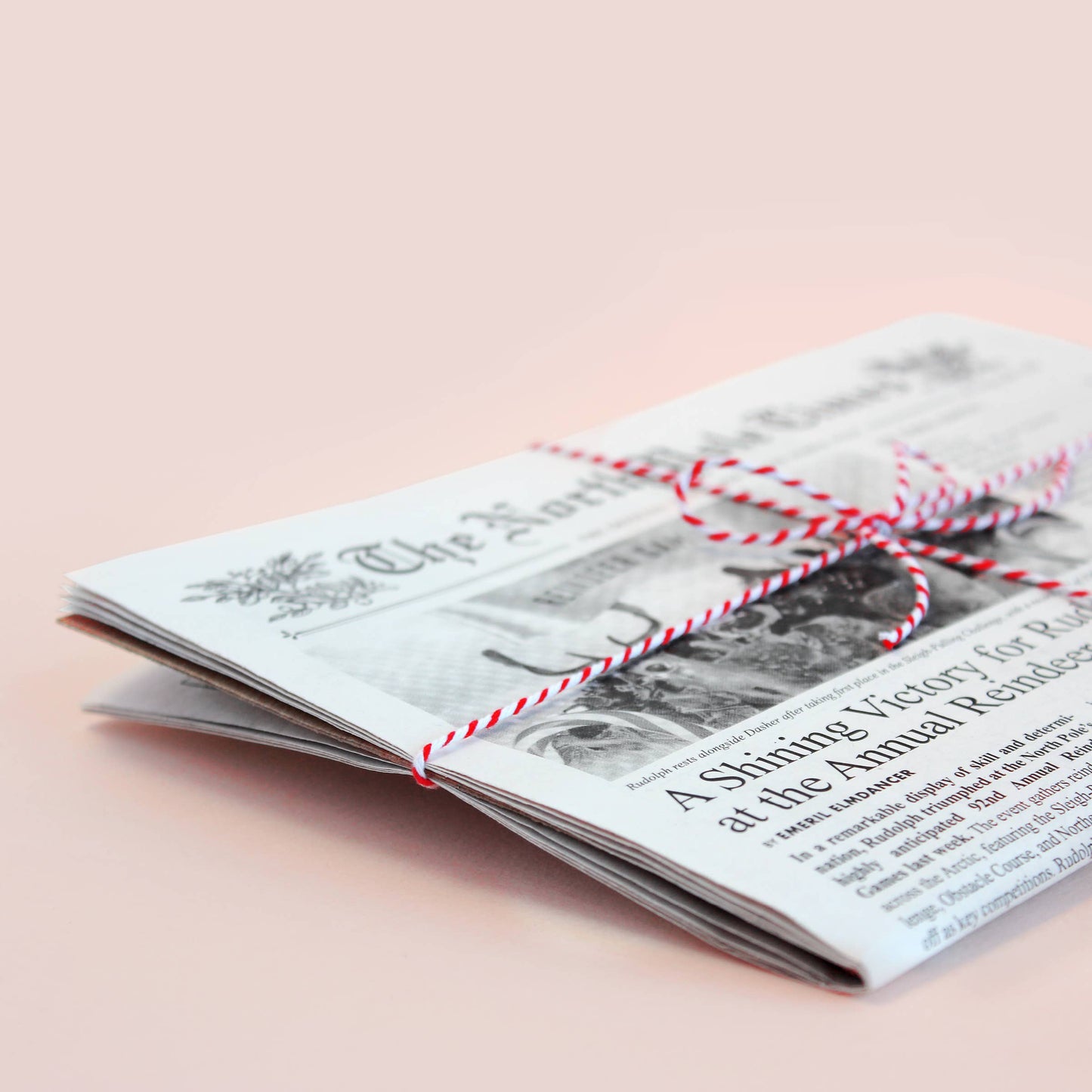 North Pole Times Newspaper - Holiday Gift Wrap