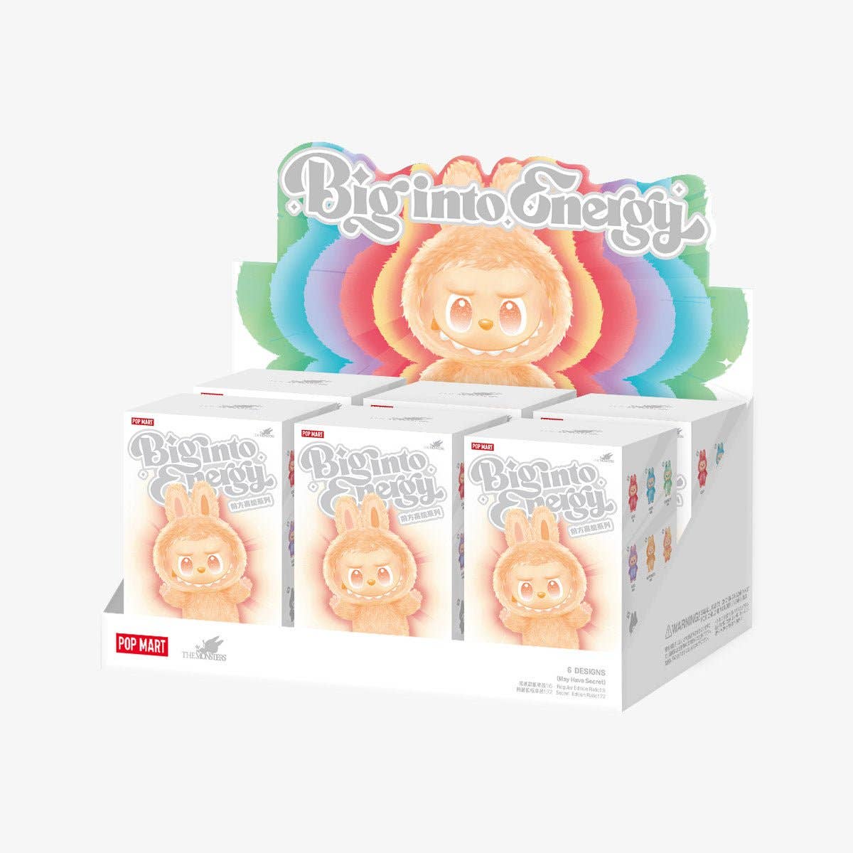 Pop Mart The Monsters: Big Into Energy Series – Authentic Vinyl Plush Pendant