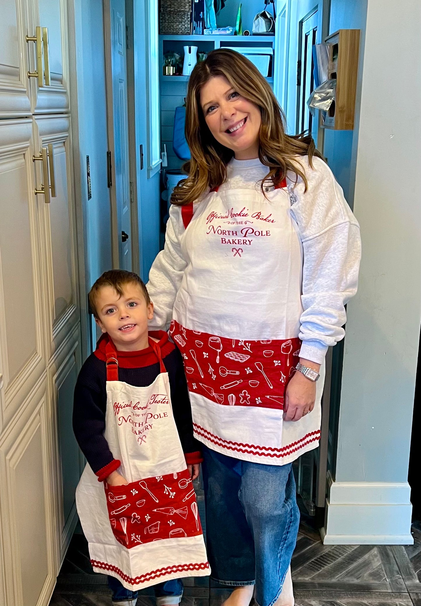 North Pole Bakery Family Apron Set