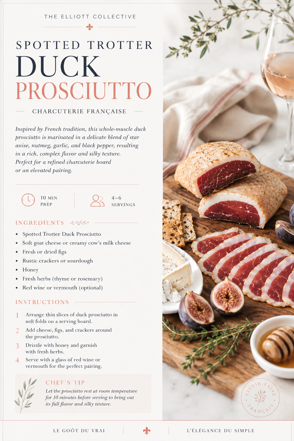 Spotted Trotter Duck Prosciutto