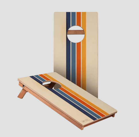 Vintage Stripes Backyard Cornhole Boards – Official ACA Design
