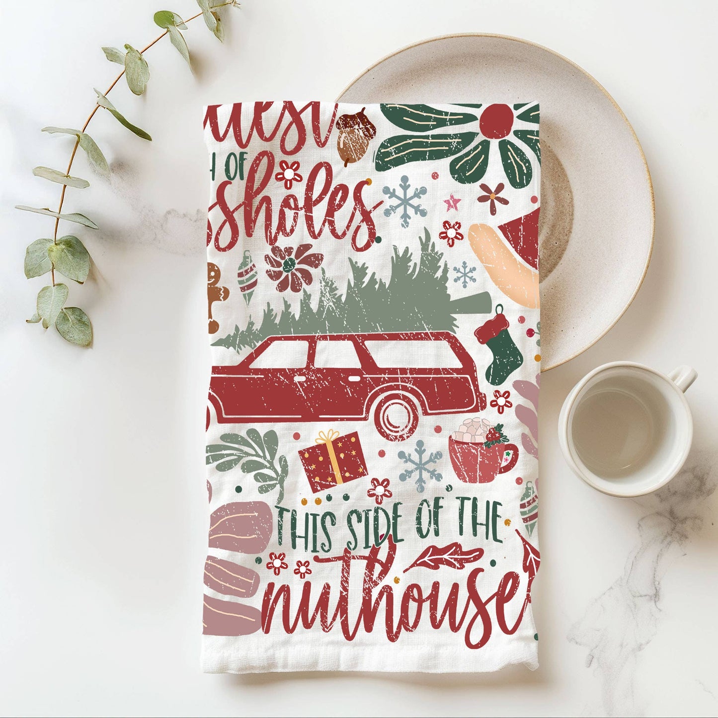 Griswold Christmas Decor | Jolliest Bunch | Tree Farm Towel