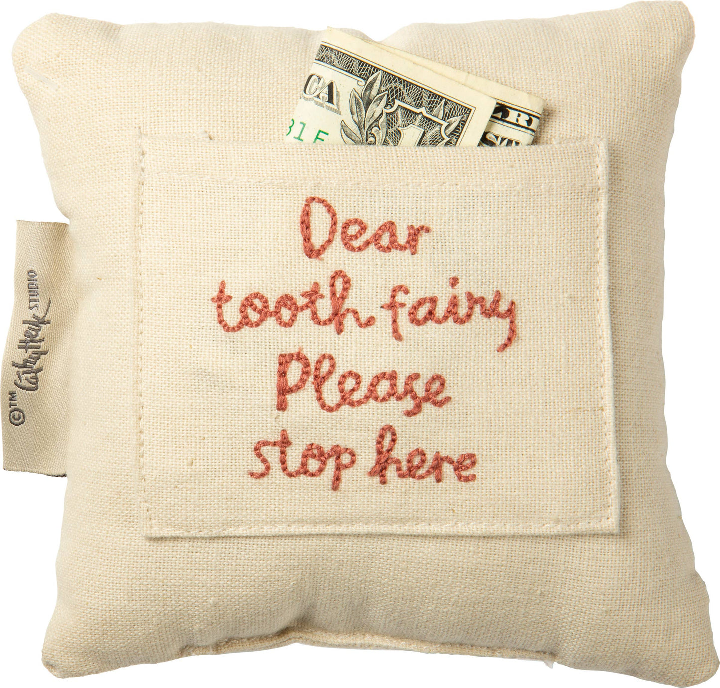 🦷 Pink Tooth Fairy Pillow