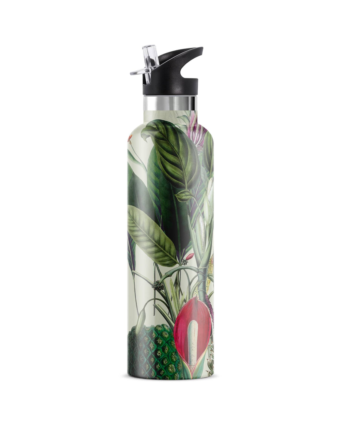 Hokuloa – Anthurium Floral Insulated Water Bottle | 25oz