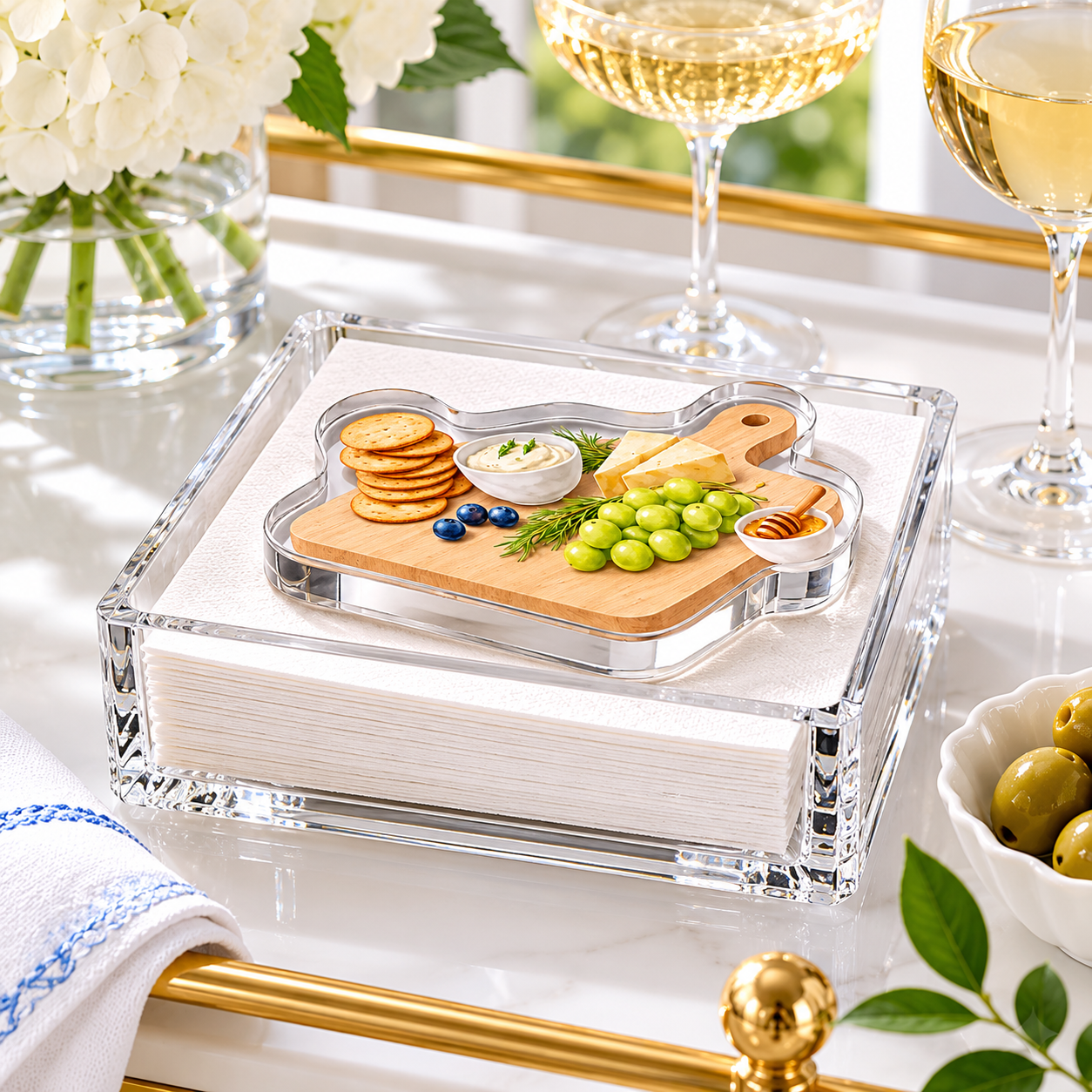 Acrylic Napkin Weight, Cheese Please