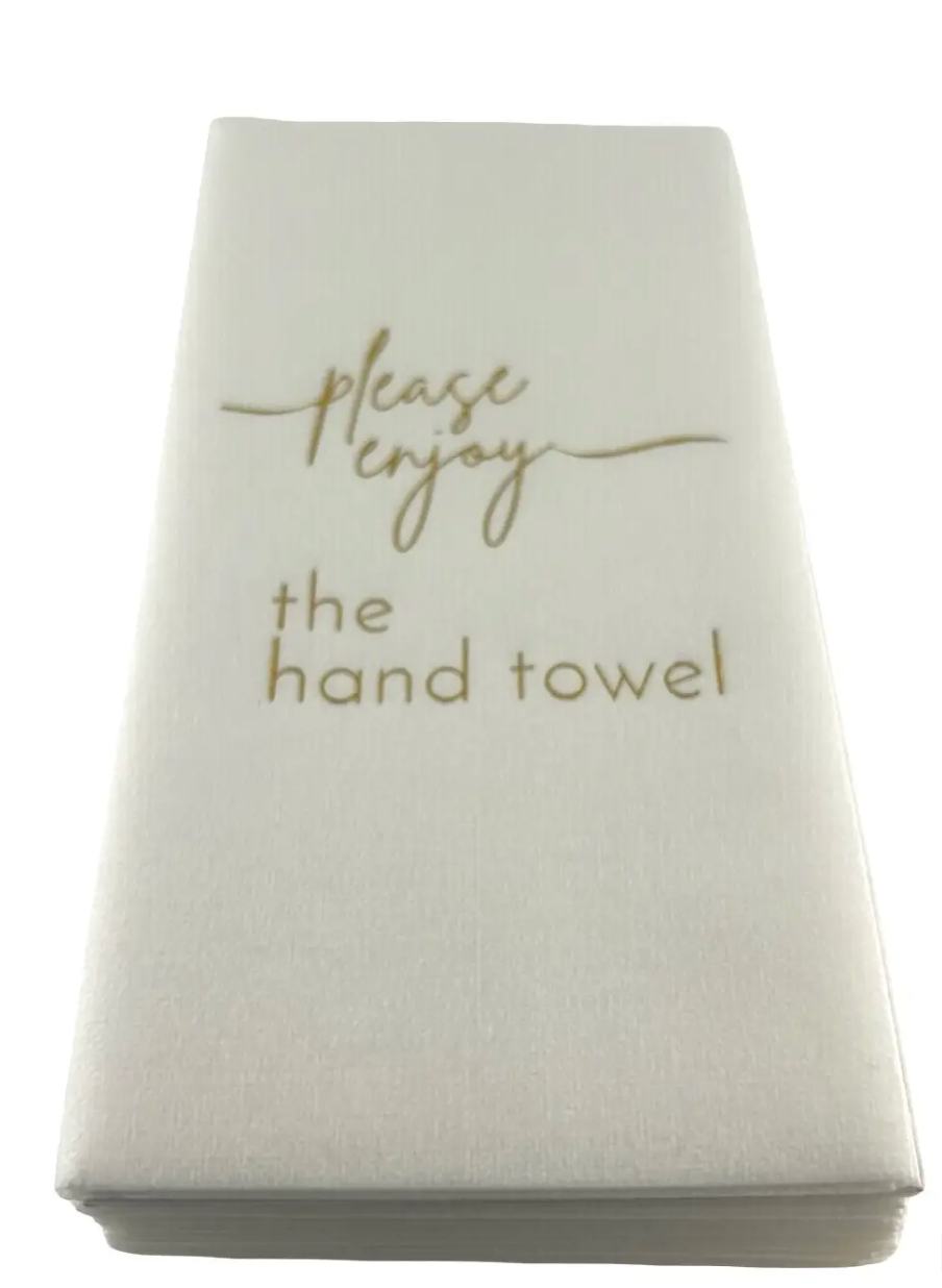 Guest Towel Napkins, Please Enjoy 