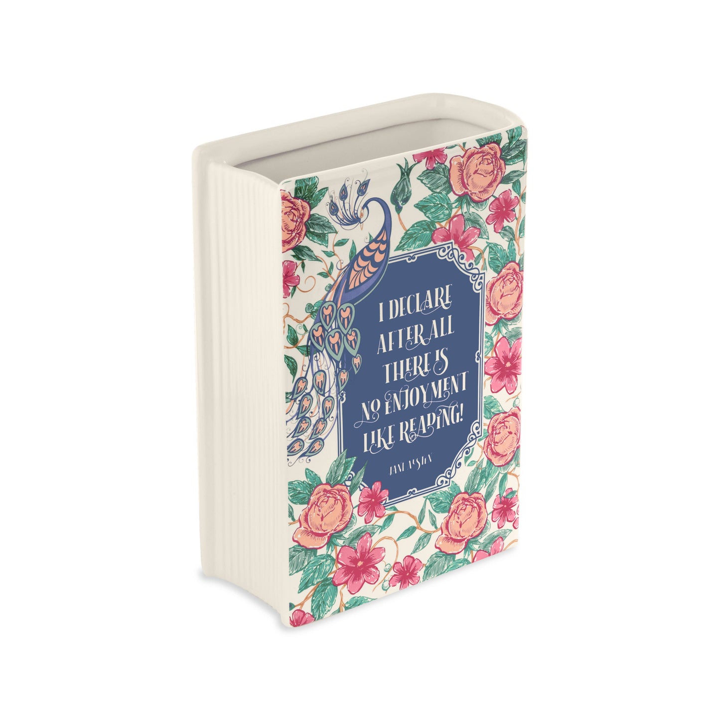 Pride and Prejudice Book Vase – Jane Austen Literary Ceramic Vase