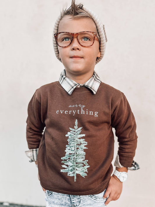 🎄 Merry Everything | Toddler, Kids & Adult Christmas Sweatshirt