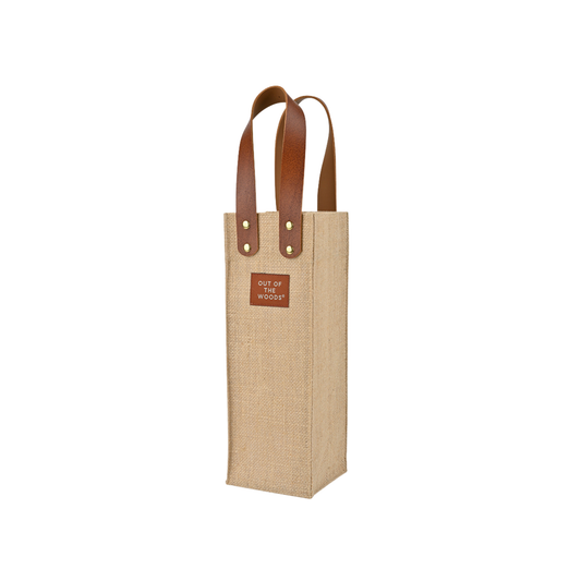 Jute Wine Tote, Single Bottle Wine Holder - SMALL CASE PACKS