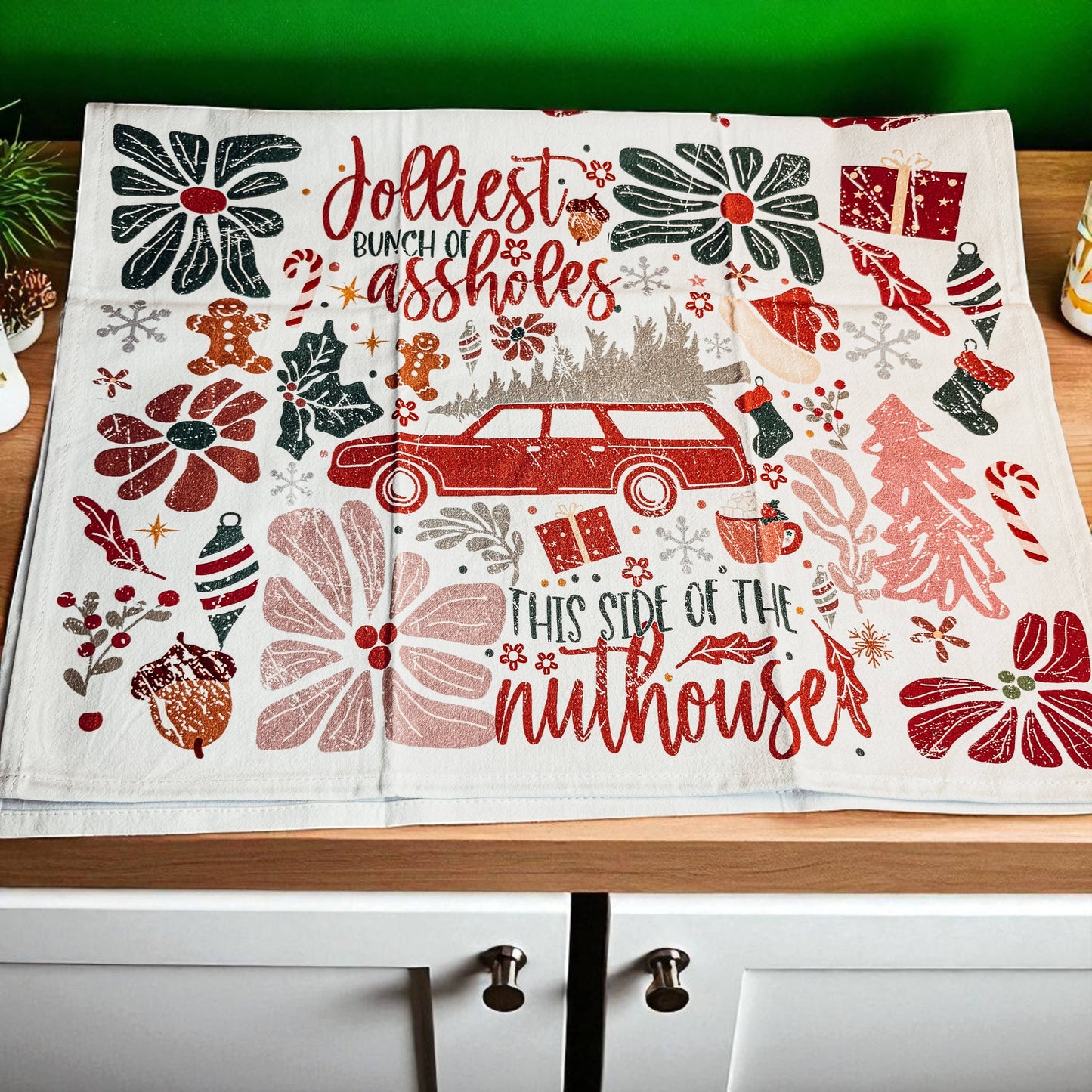 Griswold Christmas Decor | Jolliest Bunch | Tree Farm Towel
