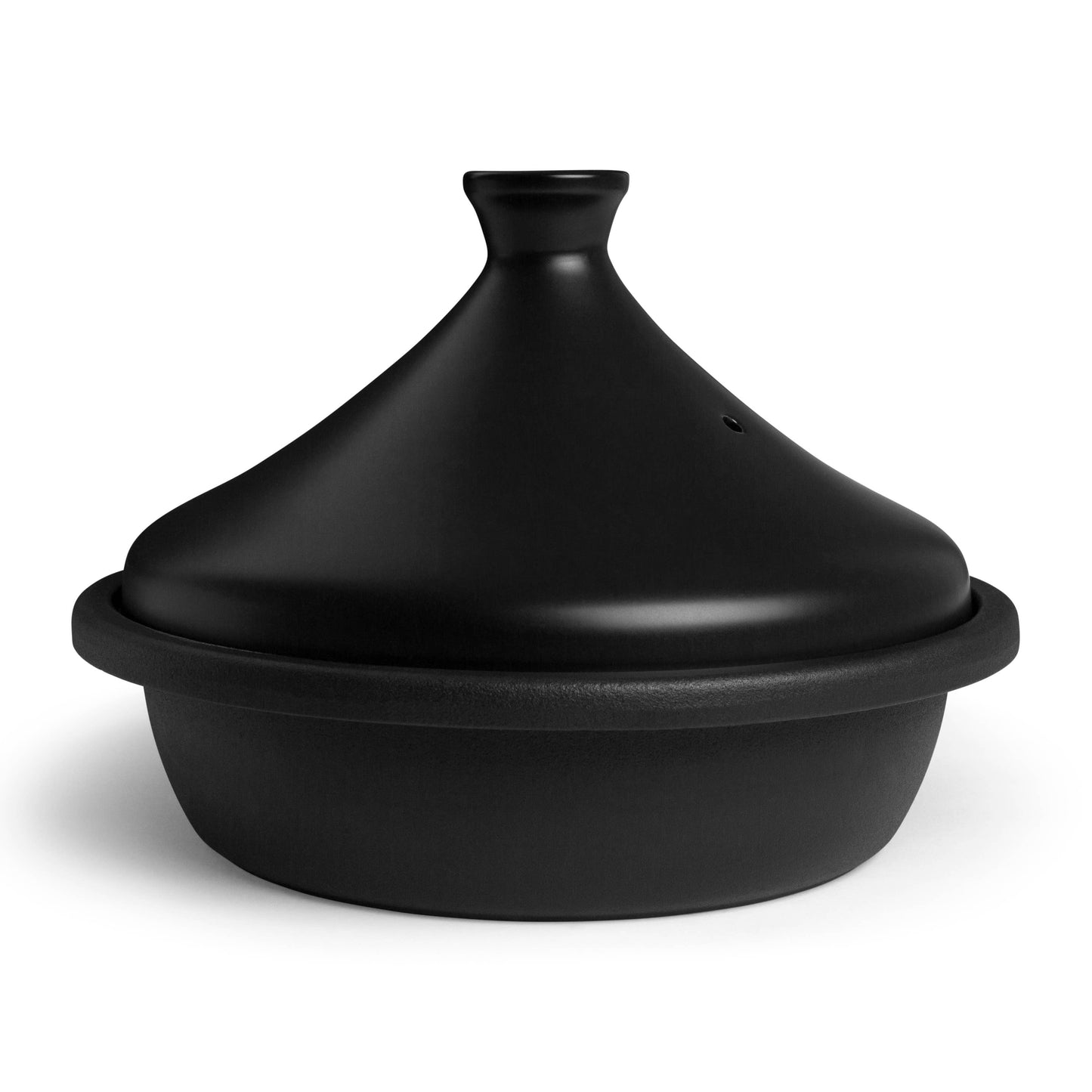Kook Moroccan Enameled Cast Iron Tagine, Blue, 3.3 Qt