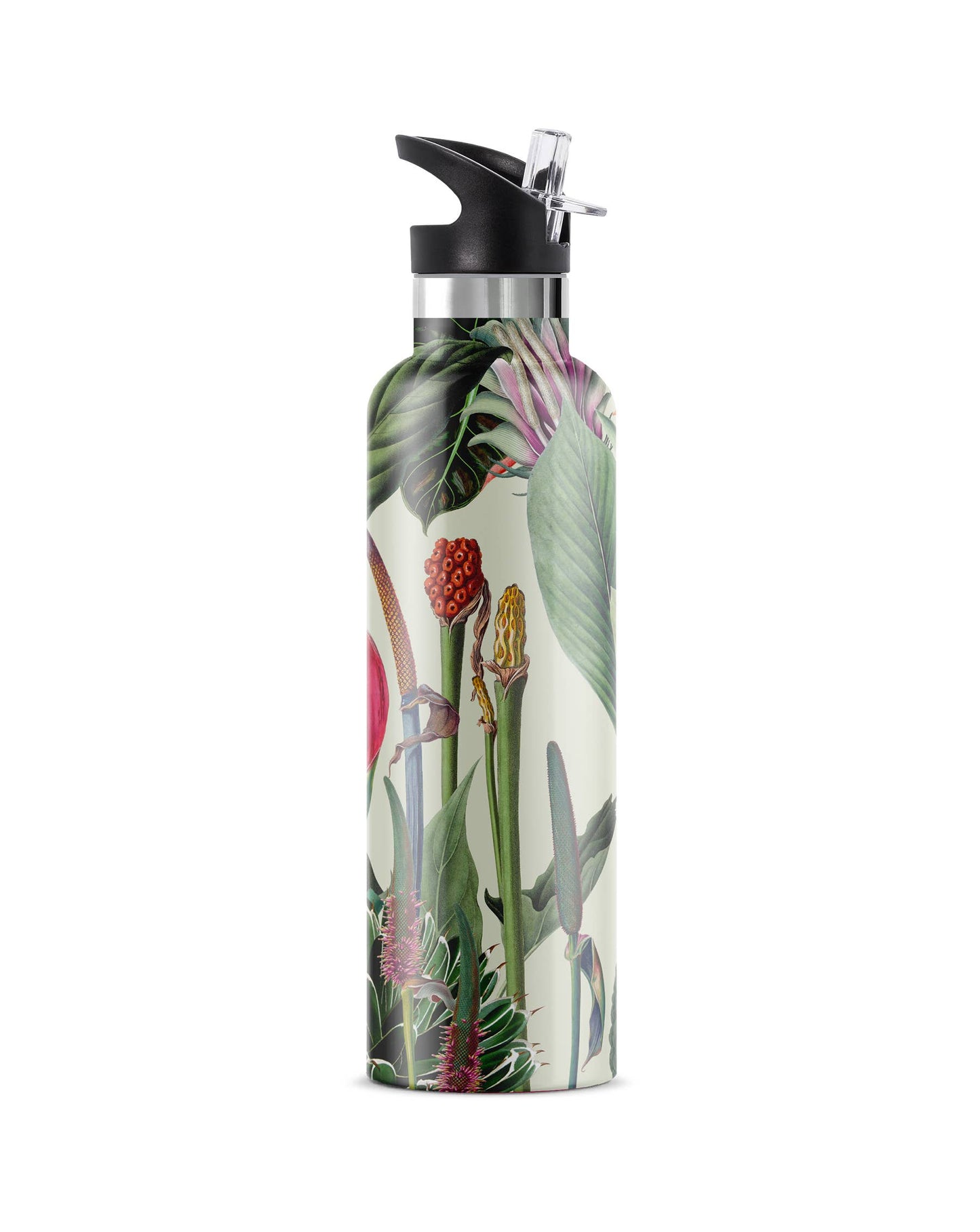 Hokuloa – Anthurium Floral Insulated Water Bottle | 25oz