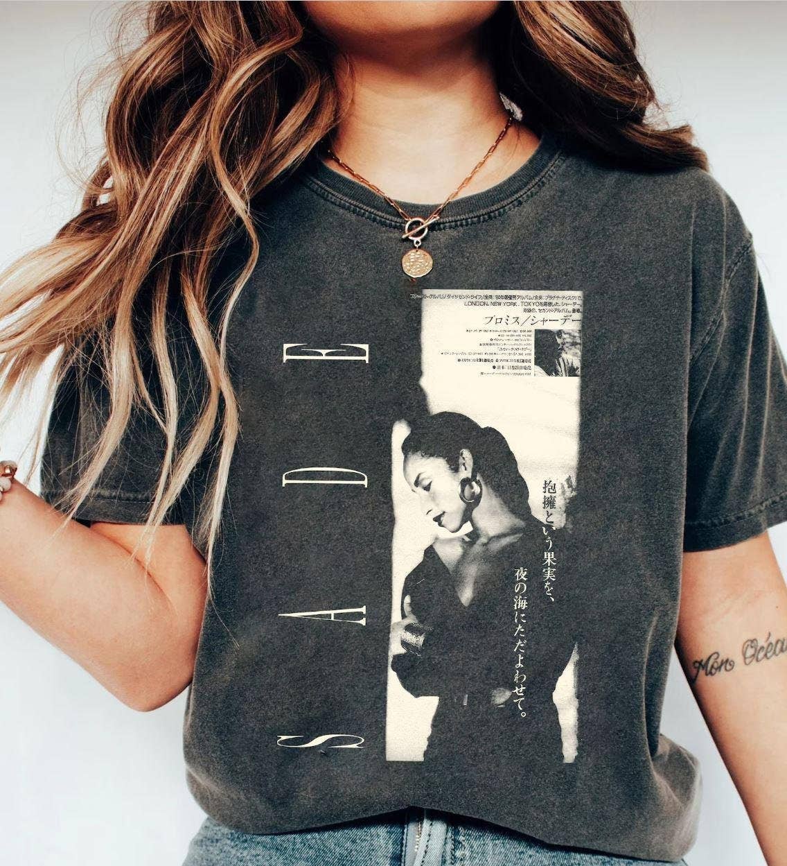 Vintage Sade Graphic Tee – Retro 90s R&B Soul Singer Shirt, Classic Concert Tour T-Shirt