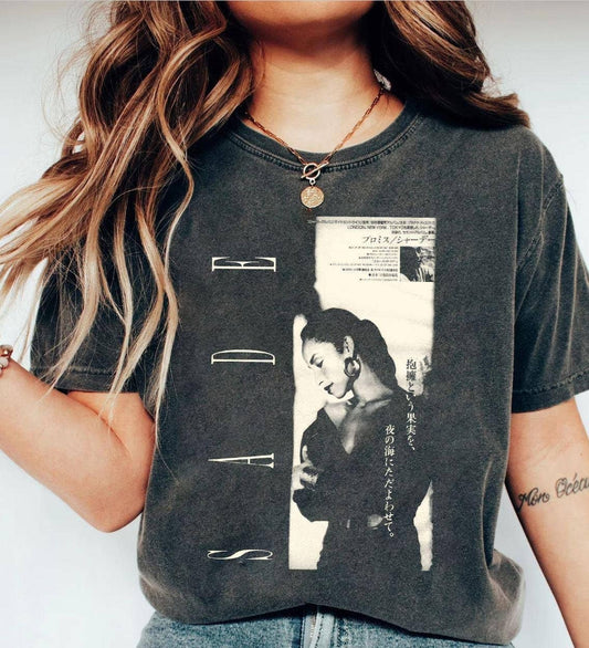 Vintage Sade Graphic Tee – Retro 90s R&B Soul Singer Shirt, Classic Concert Tour T-Shirt