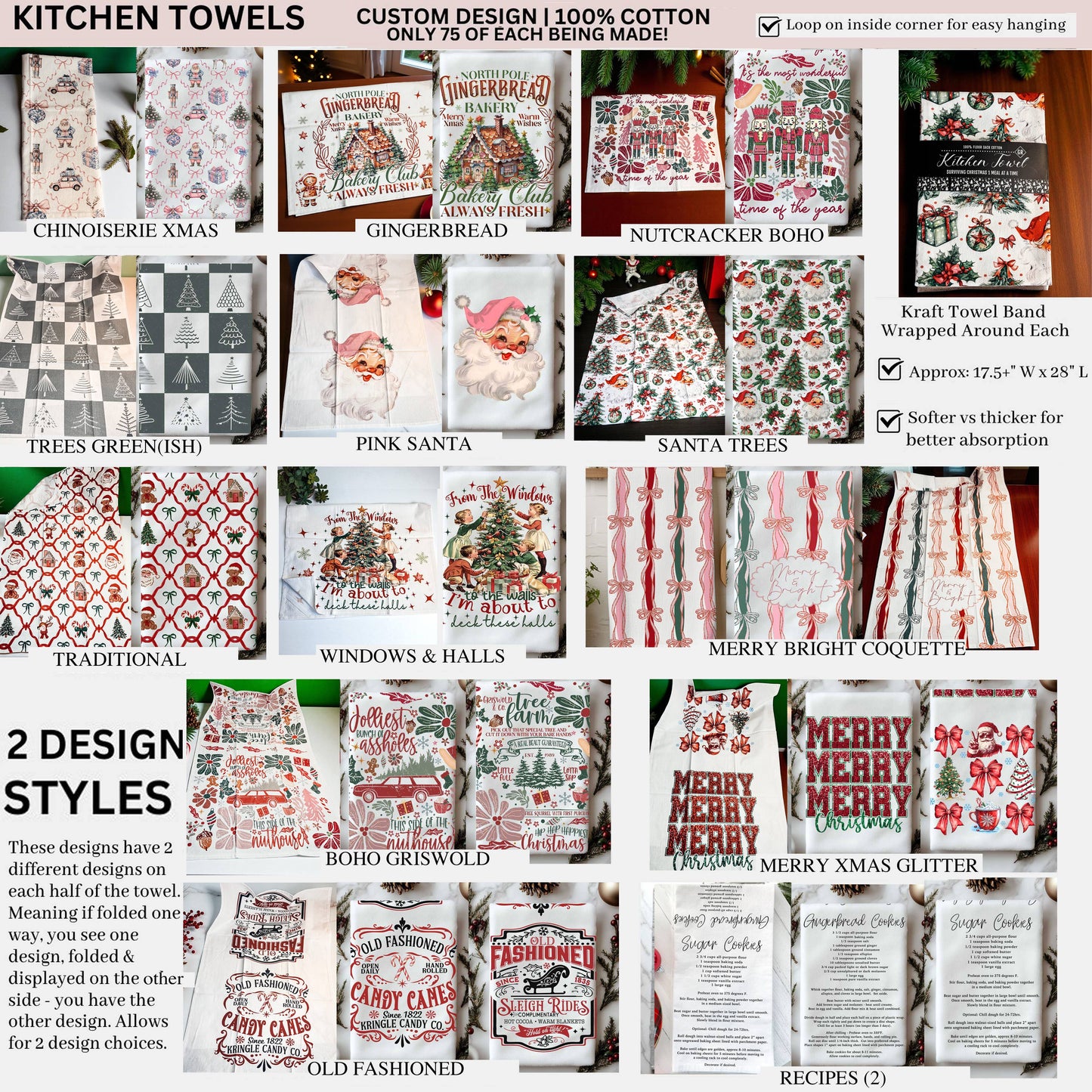 Griswold Christmas Decor | Jolliest Bunch | Tree Farm Towel