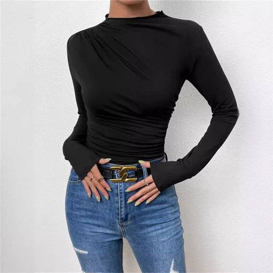 Round Neck Short Sleeve Pullover