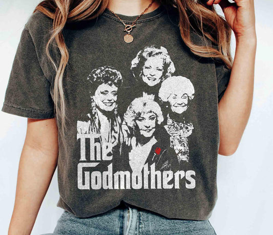 Golden Girls Retro Fan Shirt, "The Godmothers" 80s TV Sitcom Gift, Funny Vintage TV T-Shirt