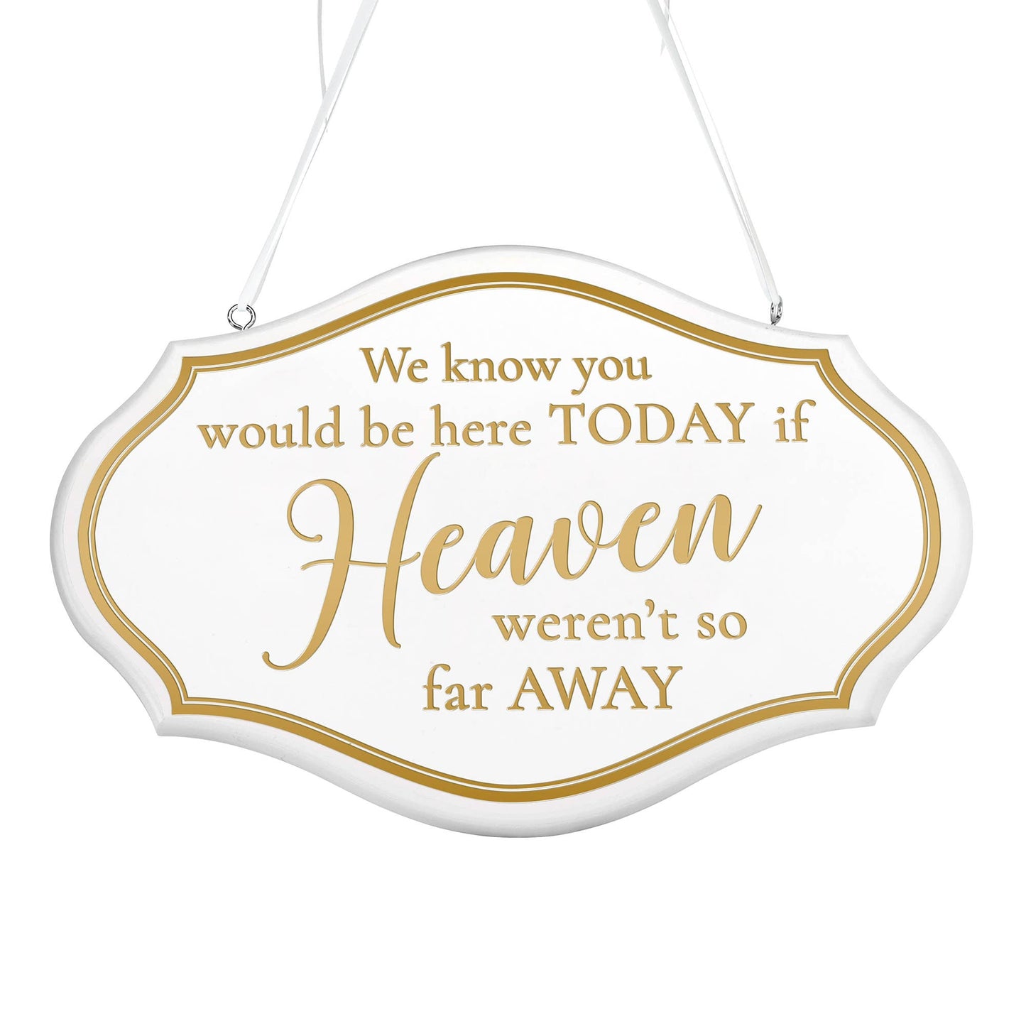 Lillian Rose Metallic Gold and White Memorial Wedding Chair