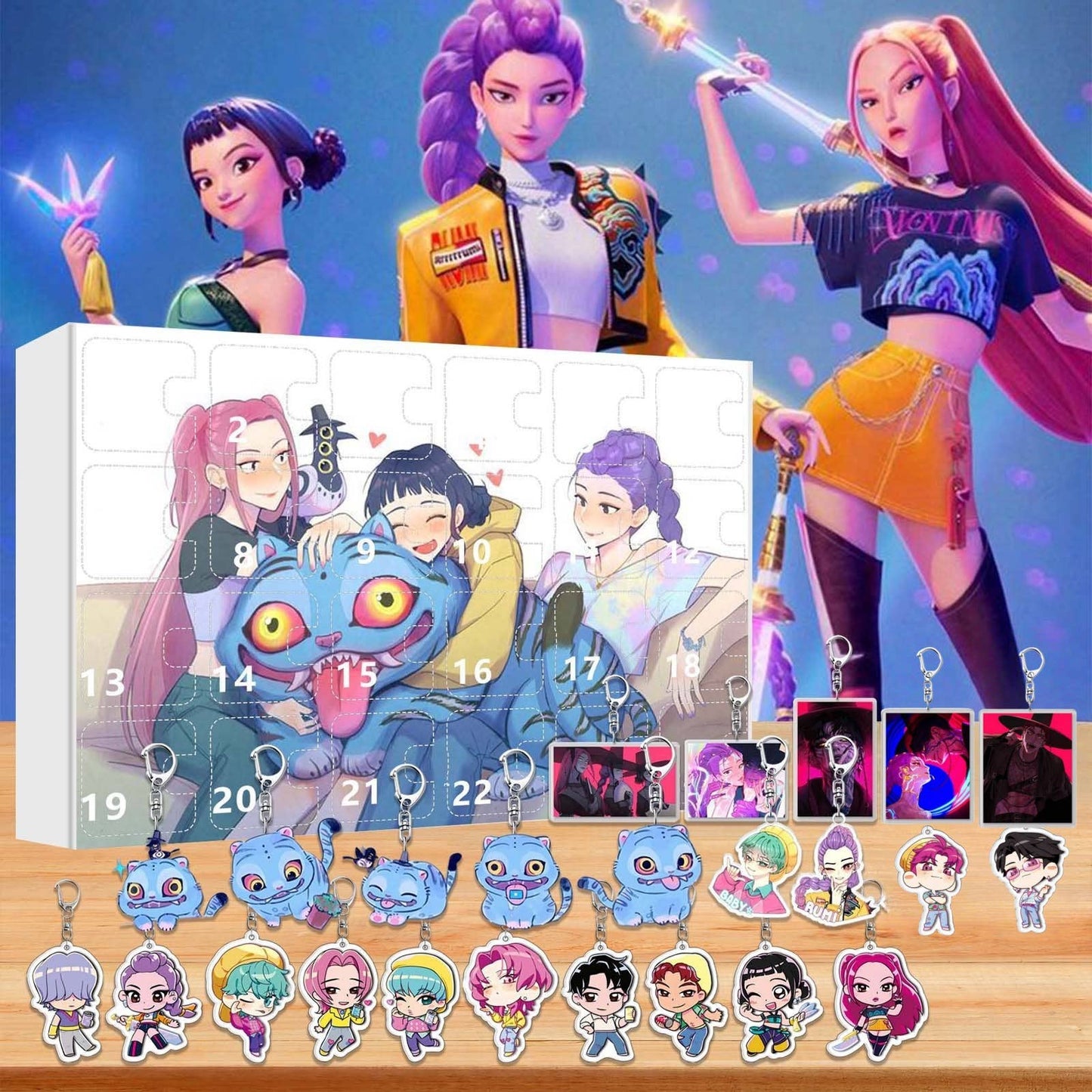 K-Pop Demon Hunters Christmas Advent Calendar Blind Box