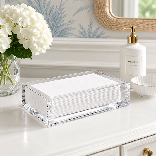 Guest Towel Napkin Holder, Acrylic