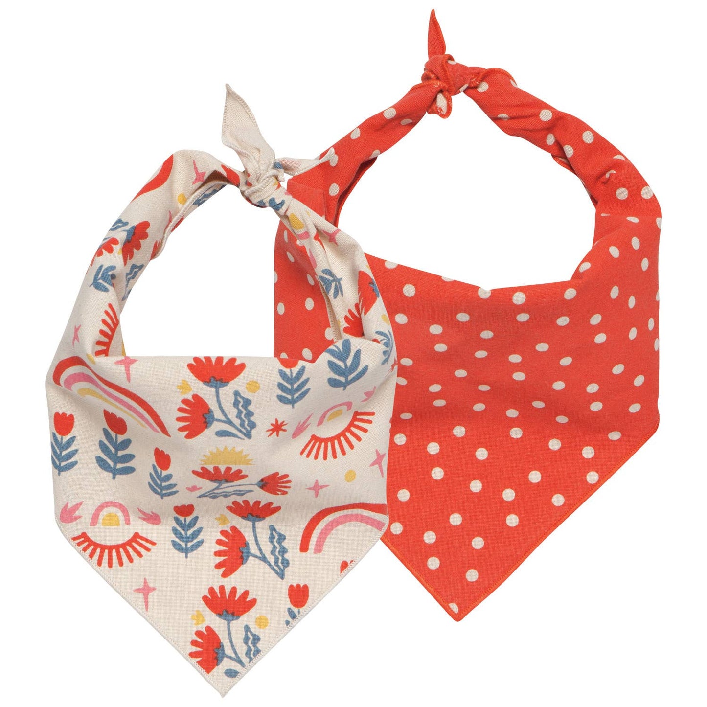“Be Here Now” Dog Bandana Set of 2