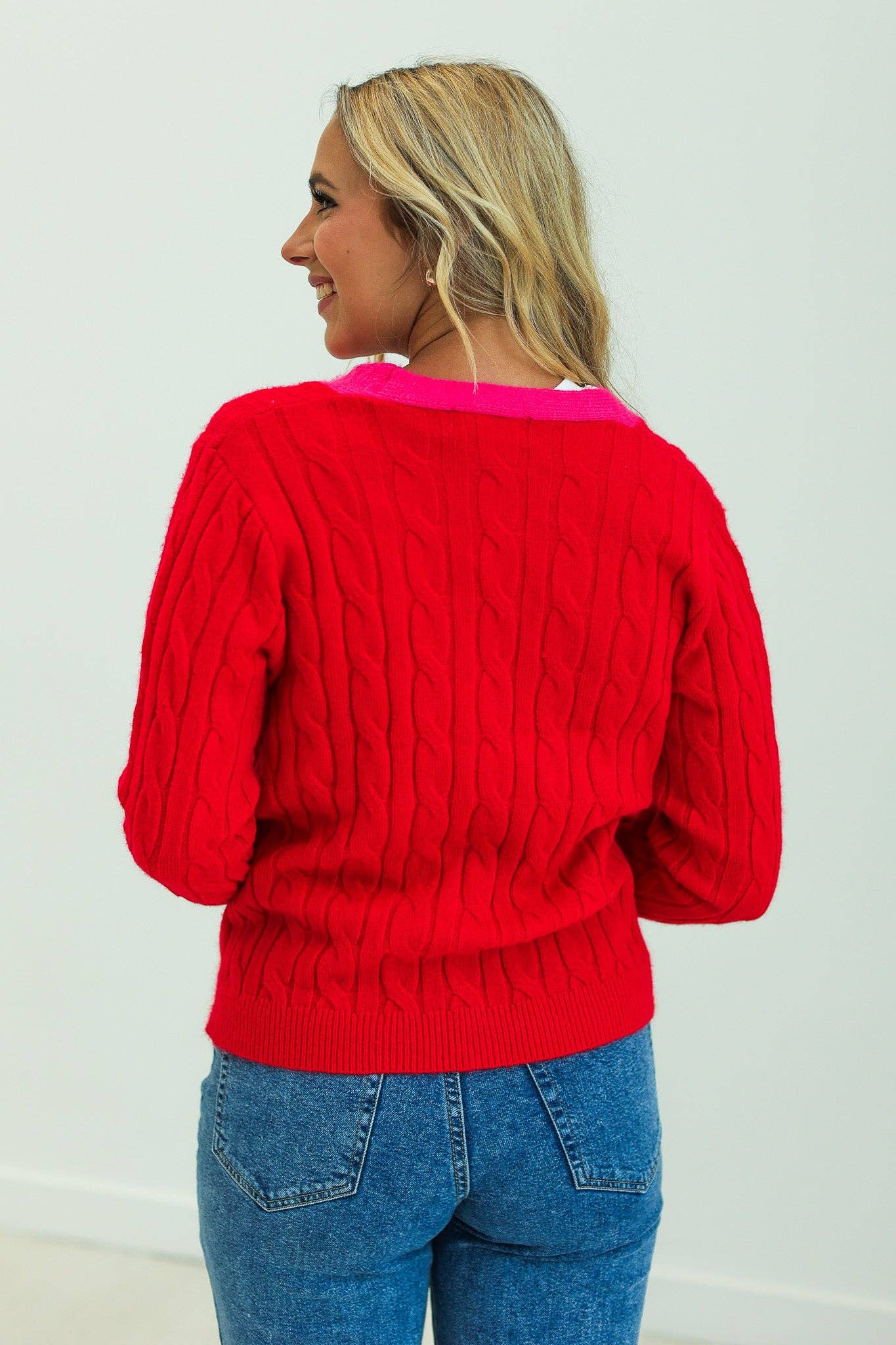 Tree Sequins Cardigan (Inclusive Sizing)