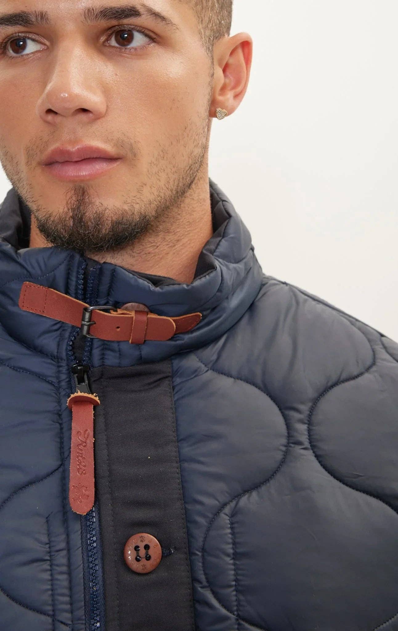Men’s NYC Quilted Jacket – Navy