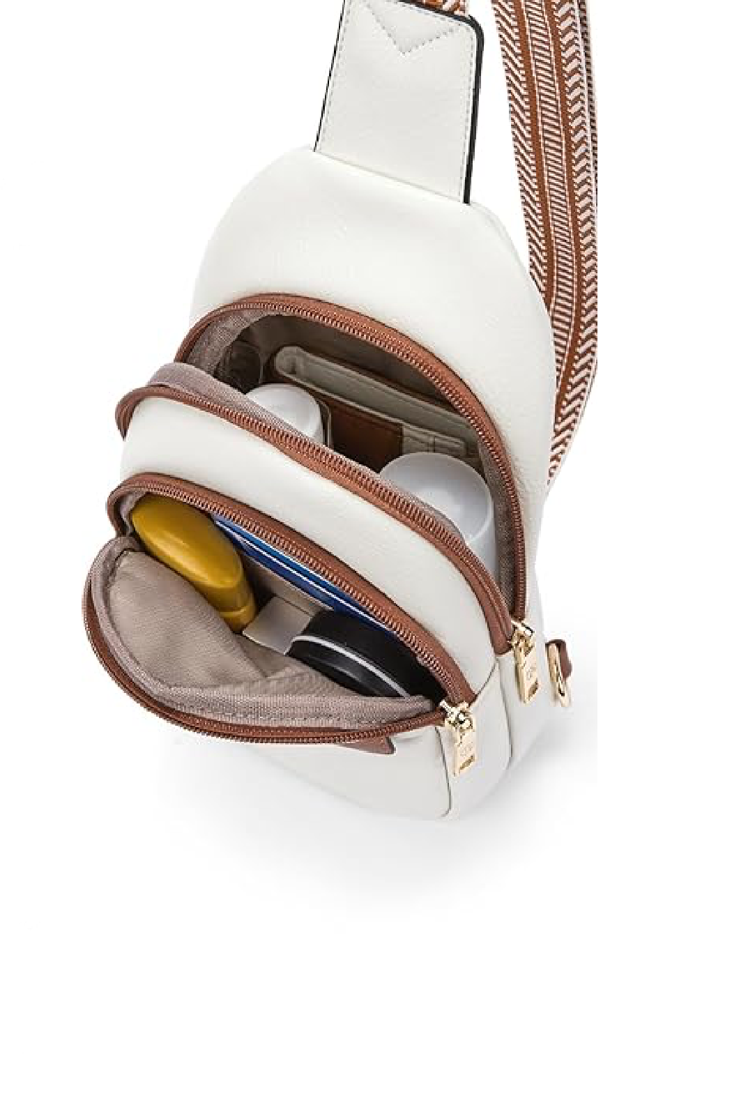 Upcycled Louis Vuitton Trimmed Crossbody Bag — Preorder
