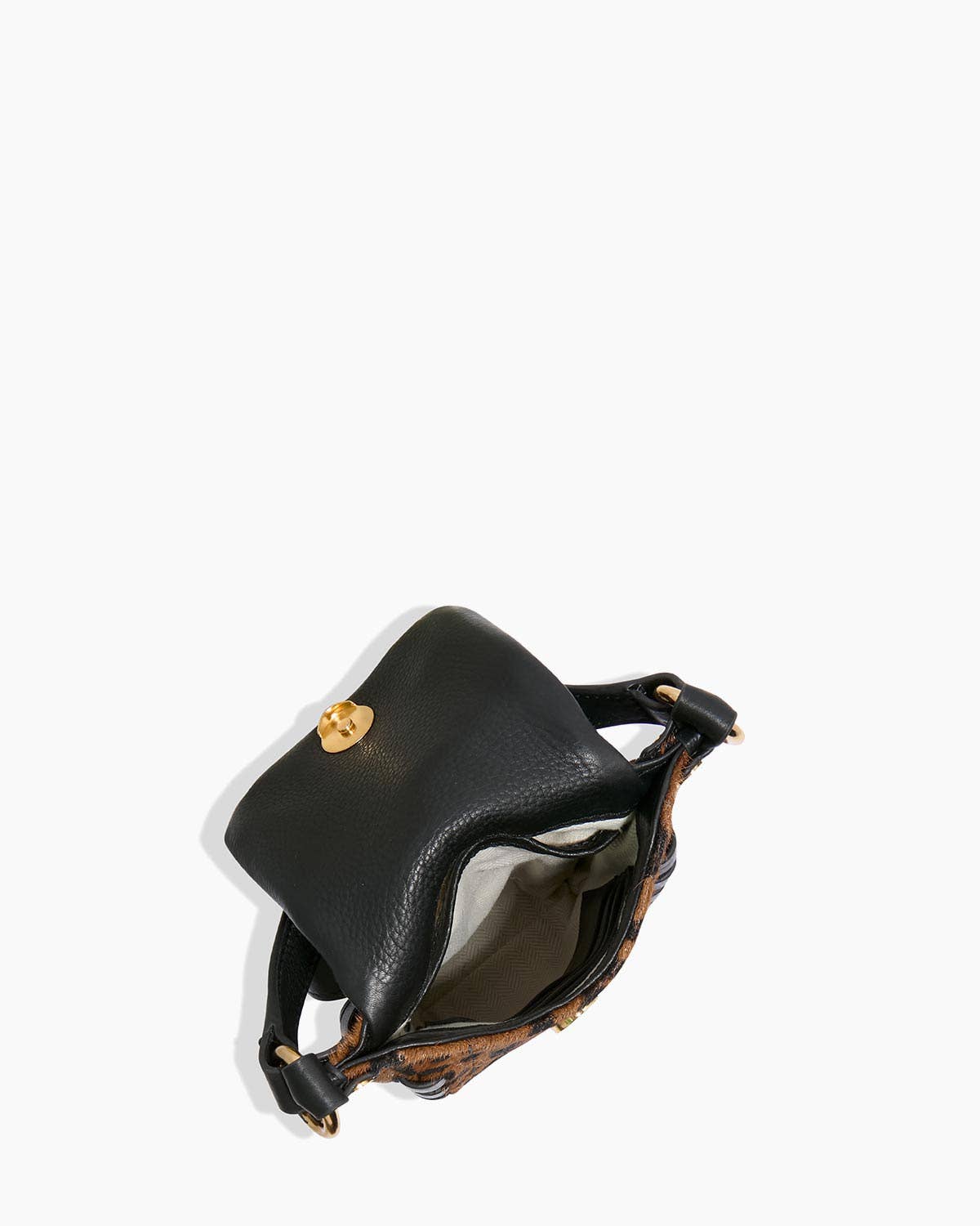 Zen Haircalf Leopard Crossbody Bag