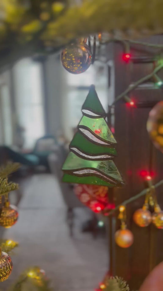 LIMITED QUANTITIES Handmade Stained Glass Ornaments by Trevor McClements